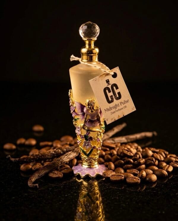 Midnight Pulse Perfume Oil — Long-Lasting Warm Coffee Fragrance Oil | Inspired by Black Opium
